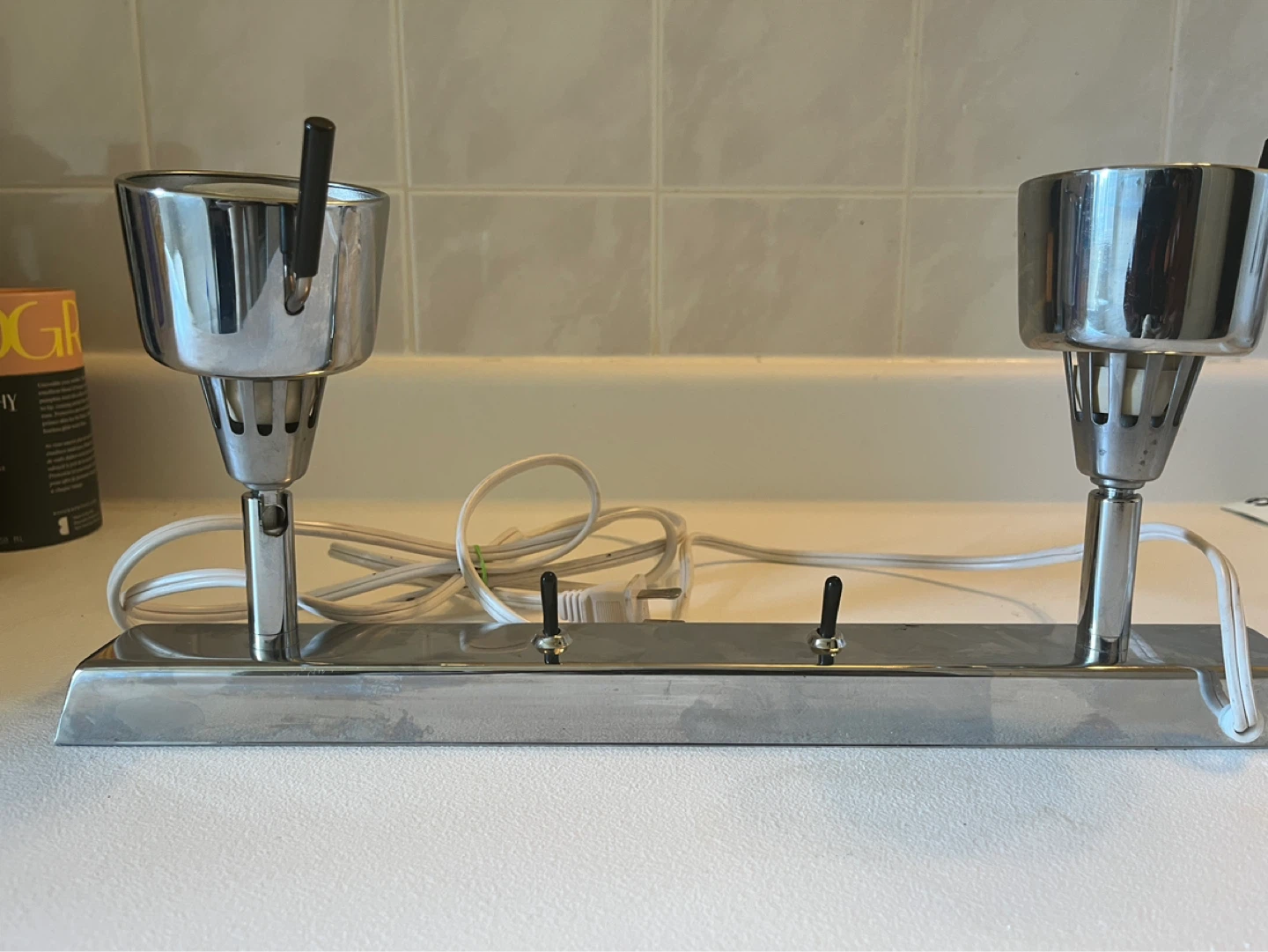Chrome Double Spotlight Lamp - photo 4