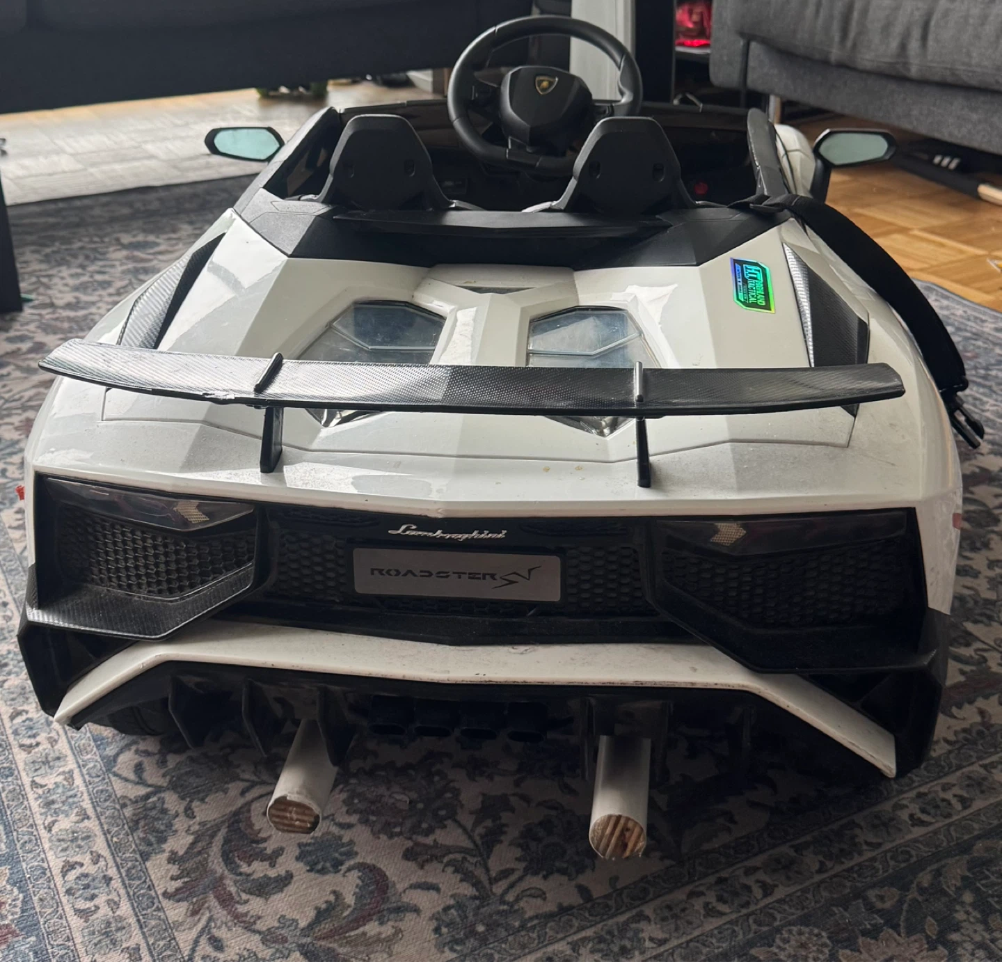 Ride-On Lamborghini Aventador SV Roadster Electric Toy Car - photo 3