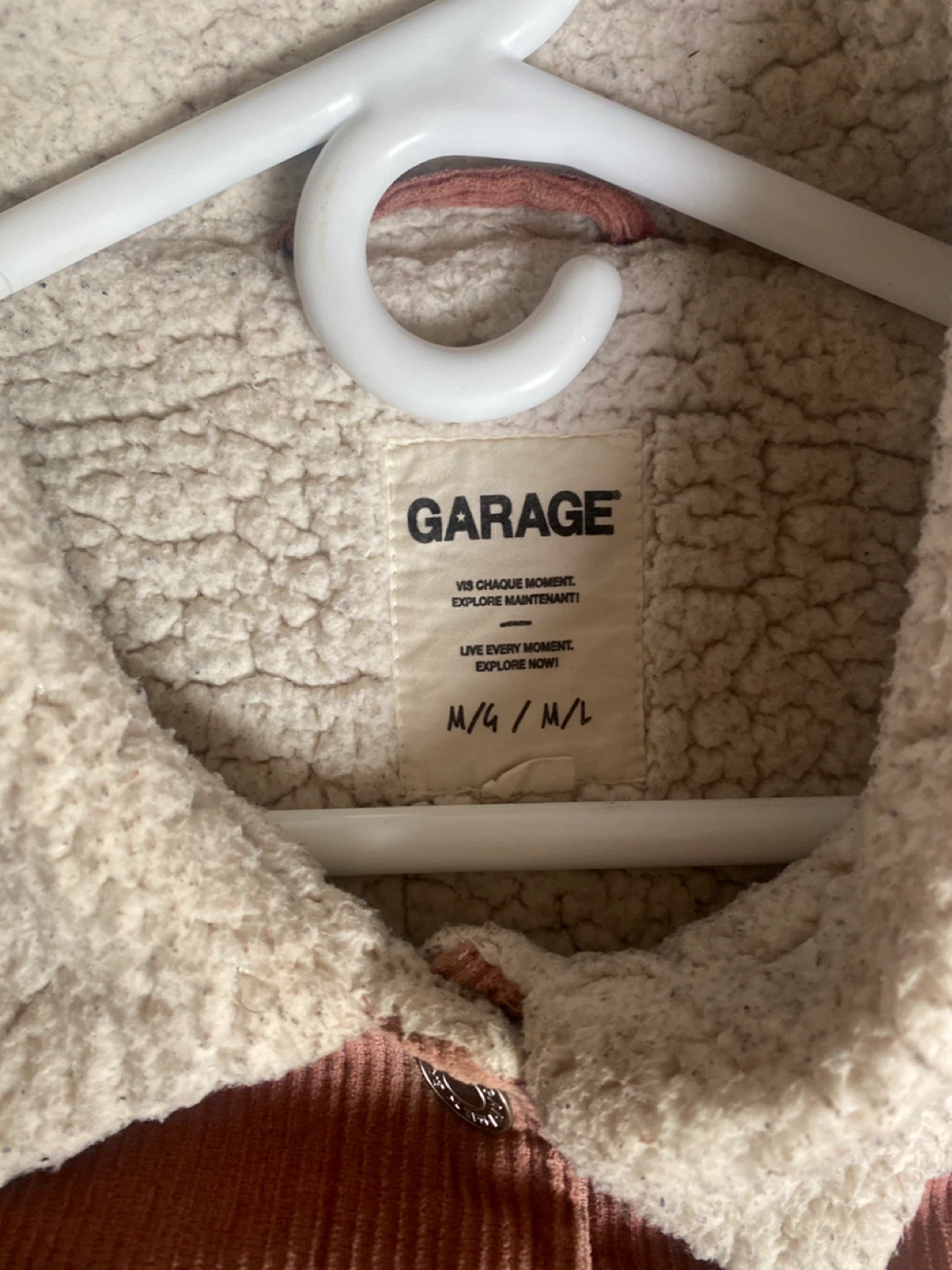 Garage Sherpa Lined Corduroy Jacket - photo 2