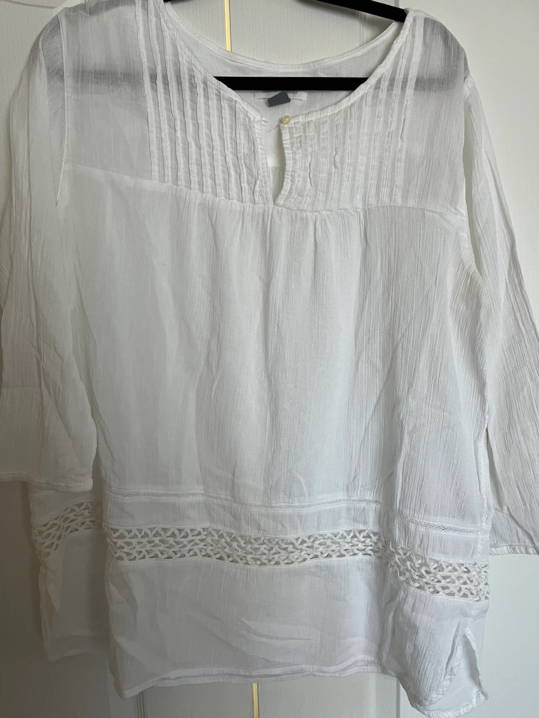 Old Navy White Tunic Top XL