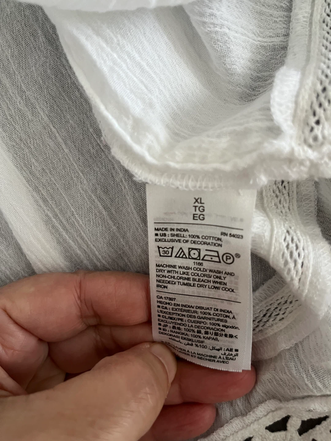 Old Navy White Tunic Top XL - photo 4