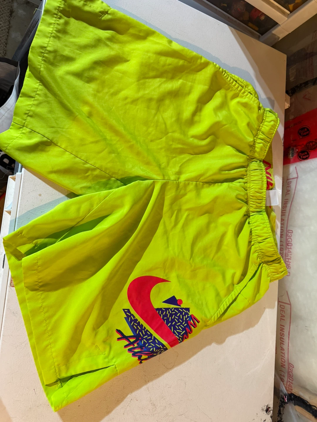 Nike swim trunks  - Bright Lime Green - Medium