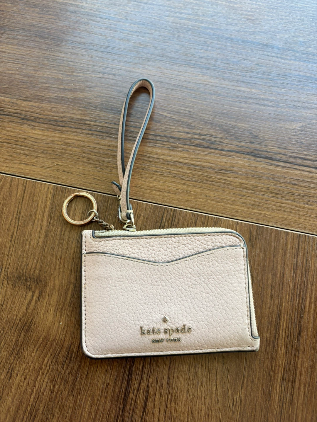 Kate Spade Leila Pebbled Leather Wristlet