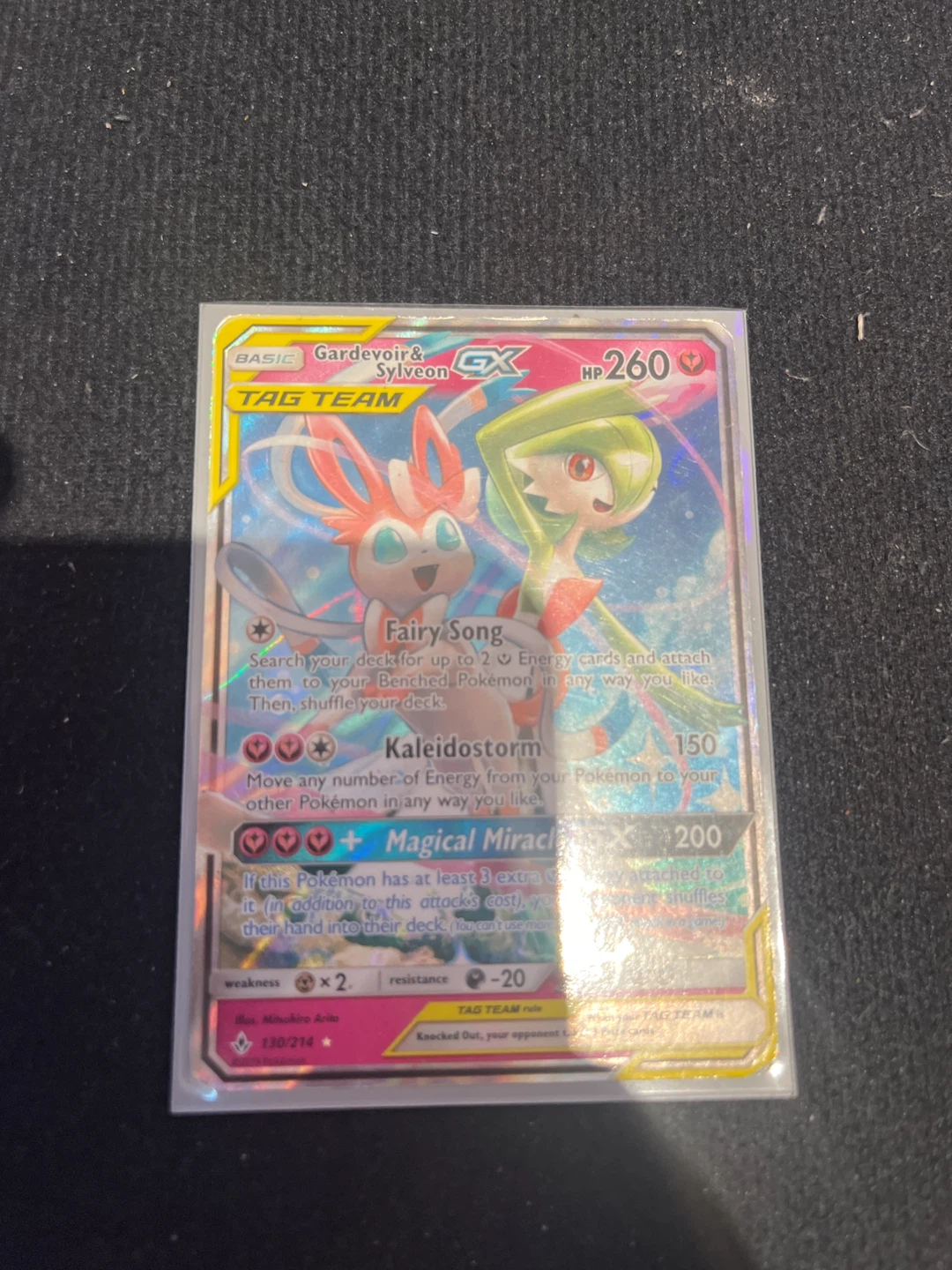 Pokemon Gardevoir & Sylveon GX Tag Team Card 130/214