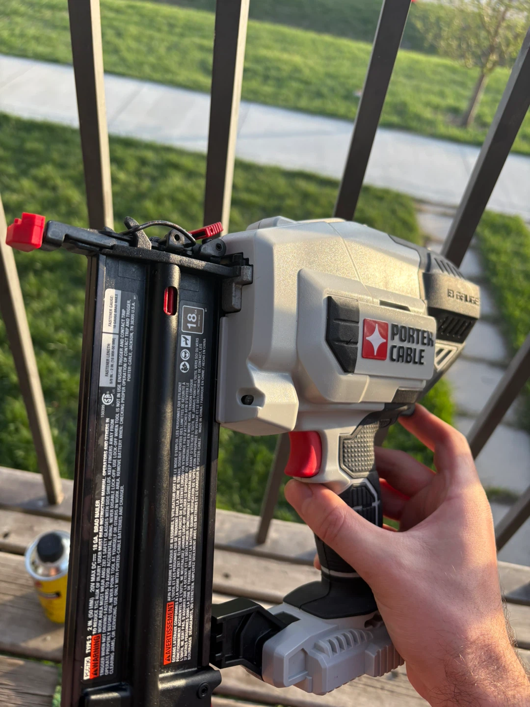 Porter Cable 18 Gauge Cordless Nailer - photo 3