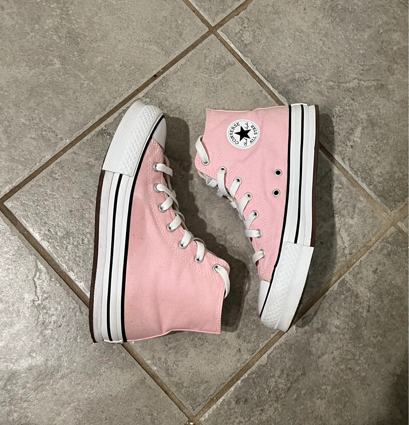Pink Converse Chuck Taylor All Star Platform High Top Sneakers - photo 3