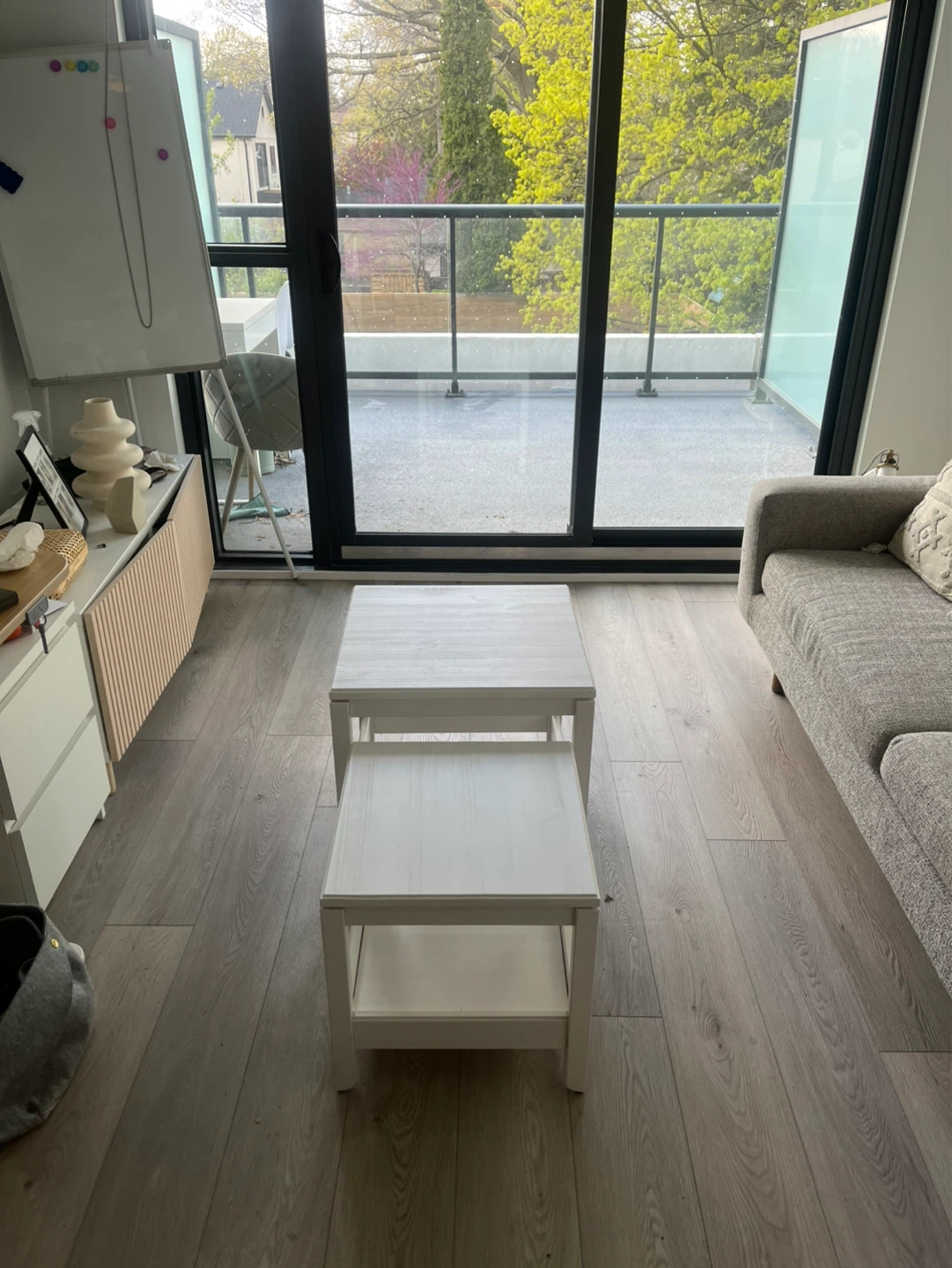Ikea Havsta - White nesting side tables - photo 4