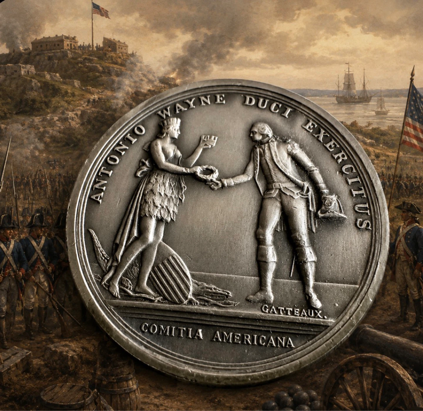 1976 Stoney Point "Comitia Americana" Medal