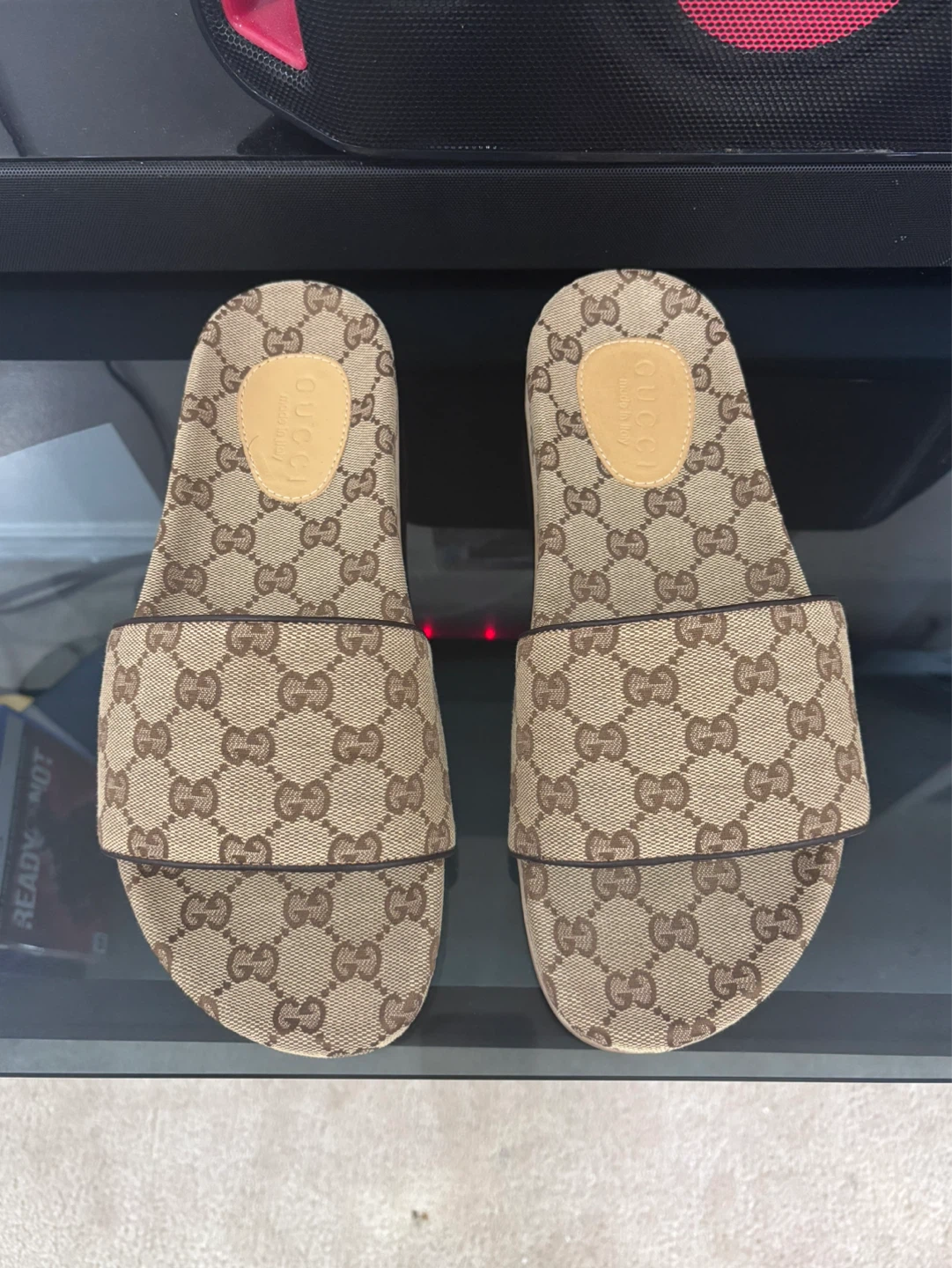 Gucci Monogram Slides