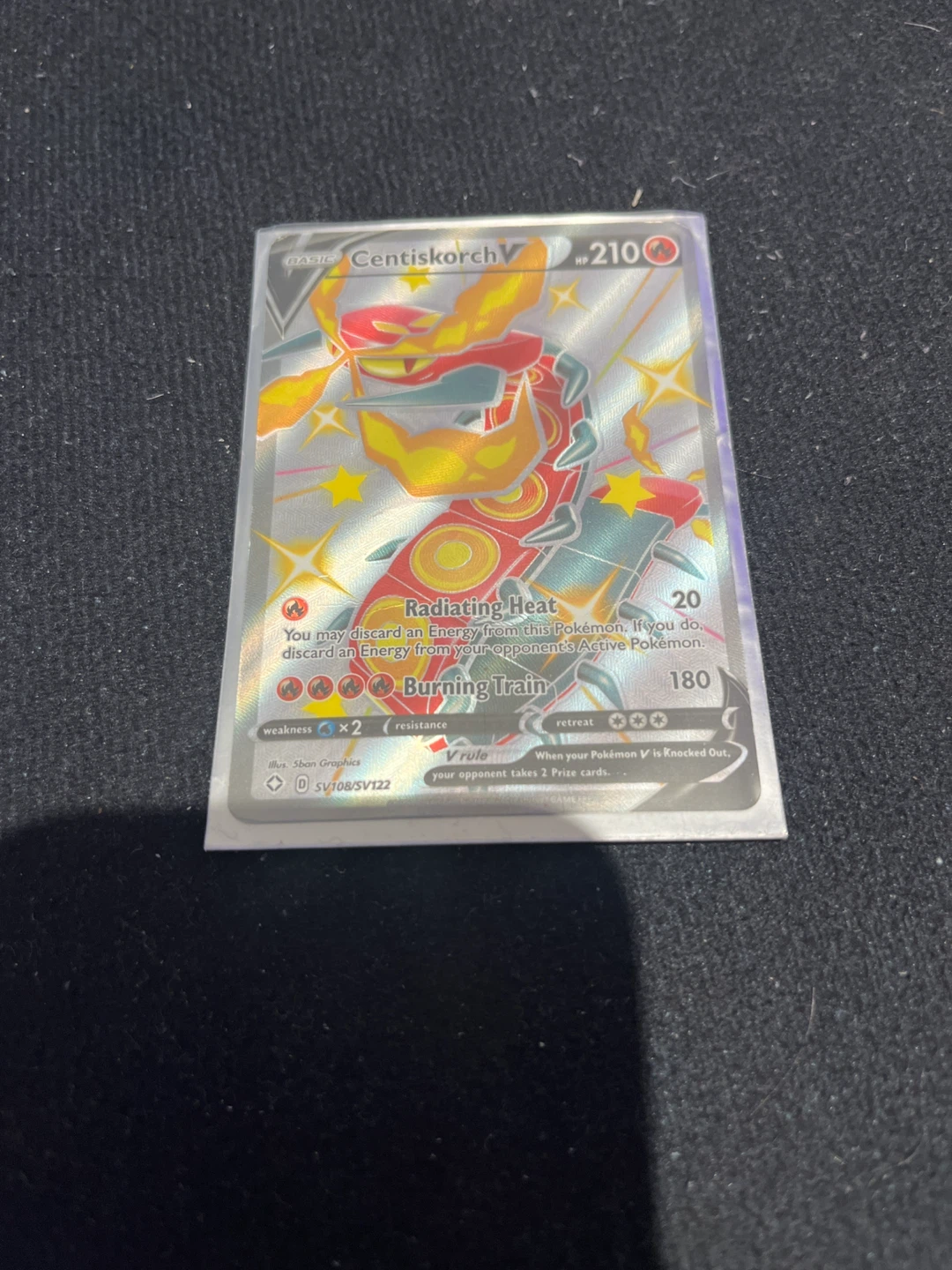Pokémon TCG Centiskorch V Card (SV108/SV122)