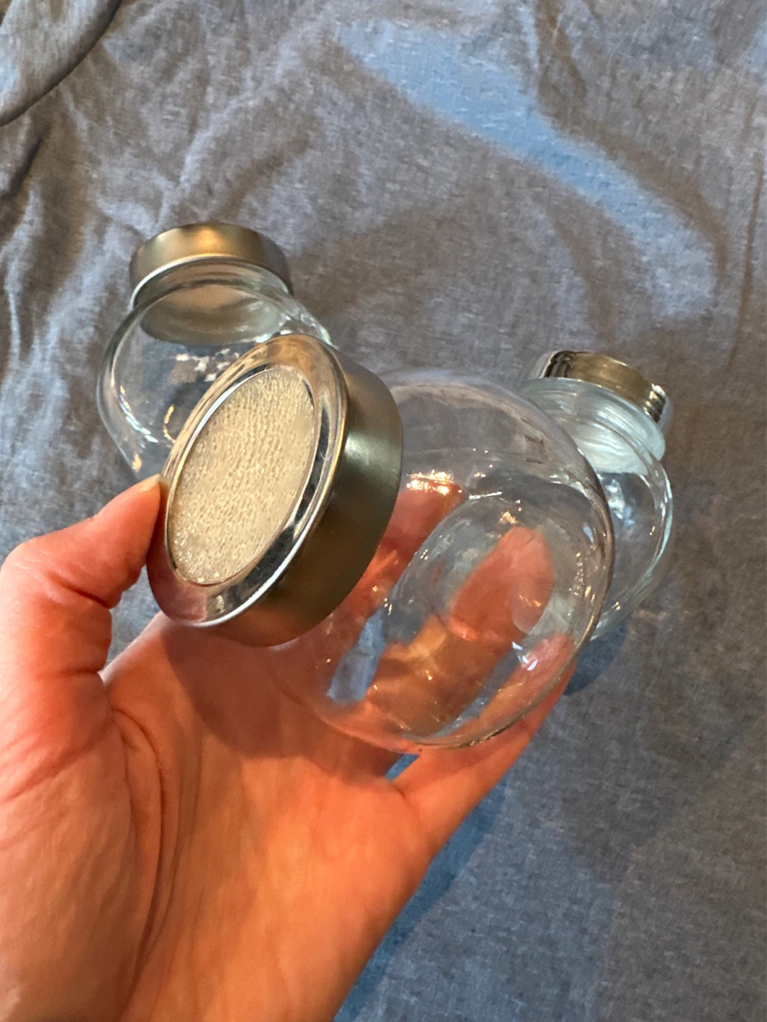 🆓 3x Glass Spice Jars with Lids 🫙 - photo 2