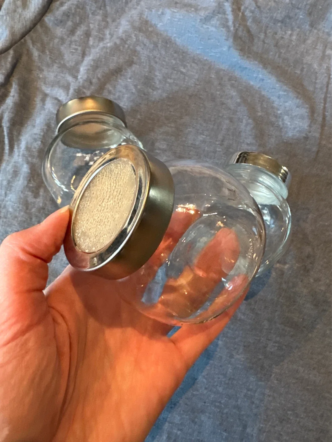 🆓 3x Glass Spice Jars with Lids 🫙 - photo 2