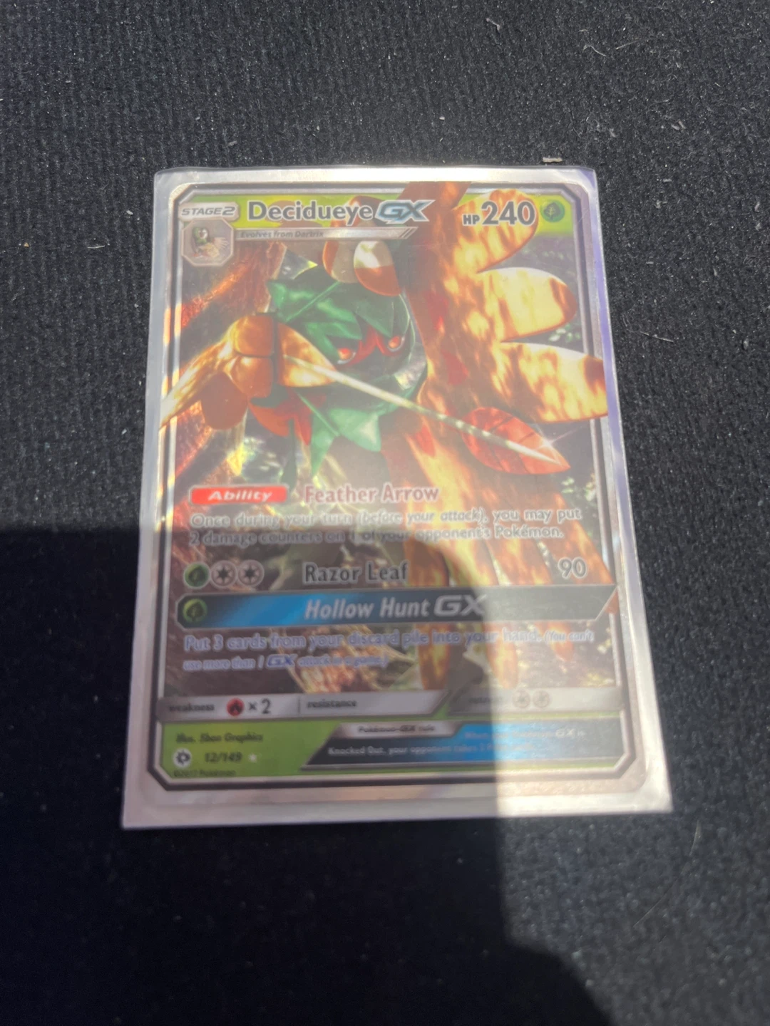 Pokémon Decidueye GX Trading Card
