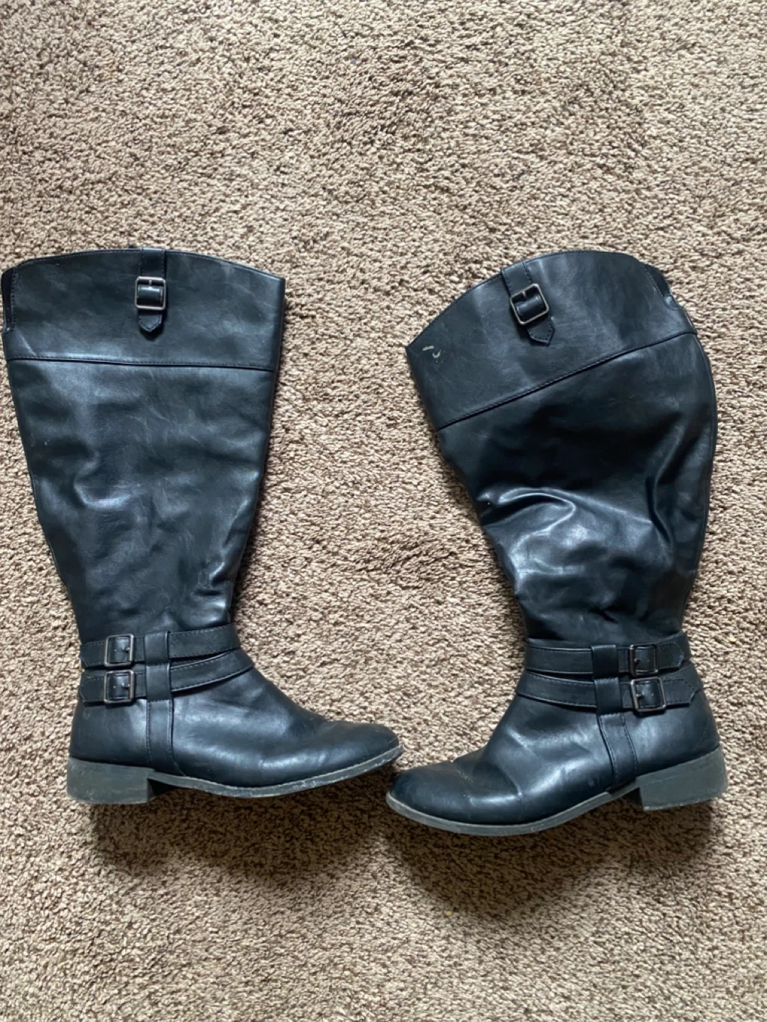American Eagle Black Knee-High Boots Size 8.5W