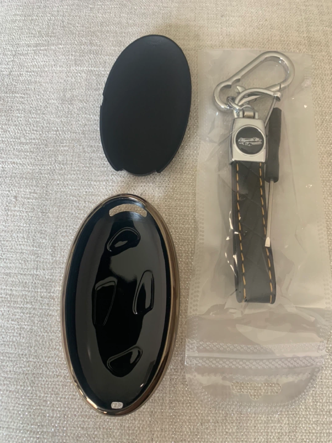 Pack for Hyundai Key Fob Cover with Keychain, - photo 4