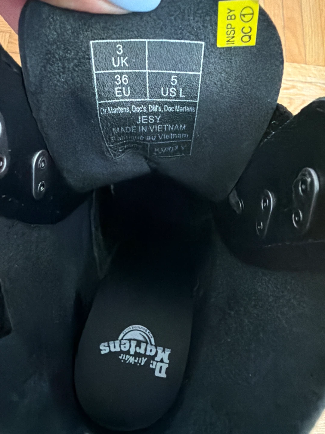 Dr. Martens Jesy Black Platform Boots Size 5 US/36 Eur - photo 4