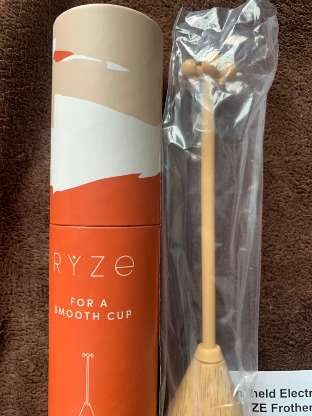 Ryze Mushroom Coffee Frother Handheld Battery Operated Mixer - photo 3