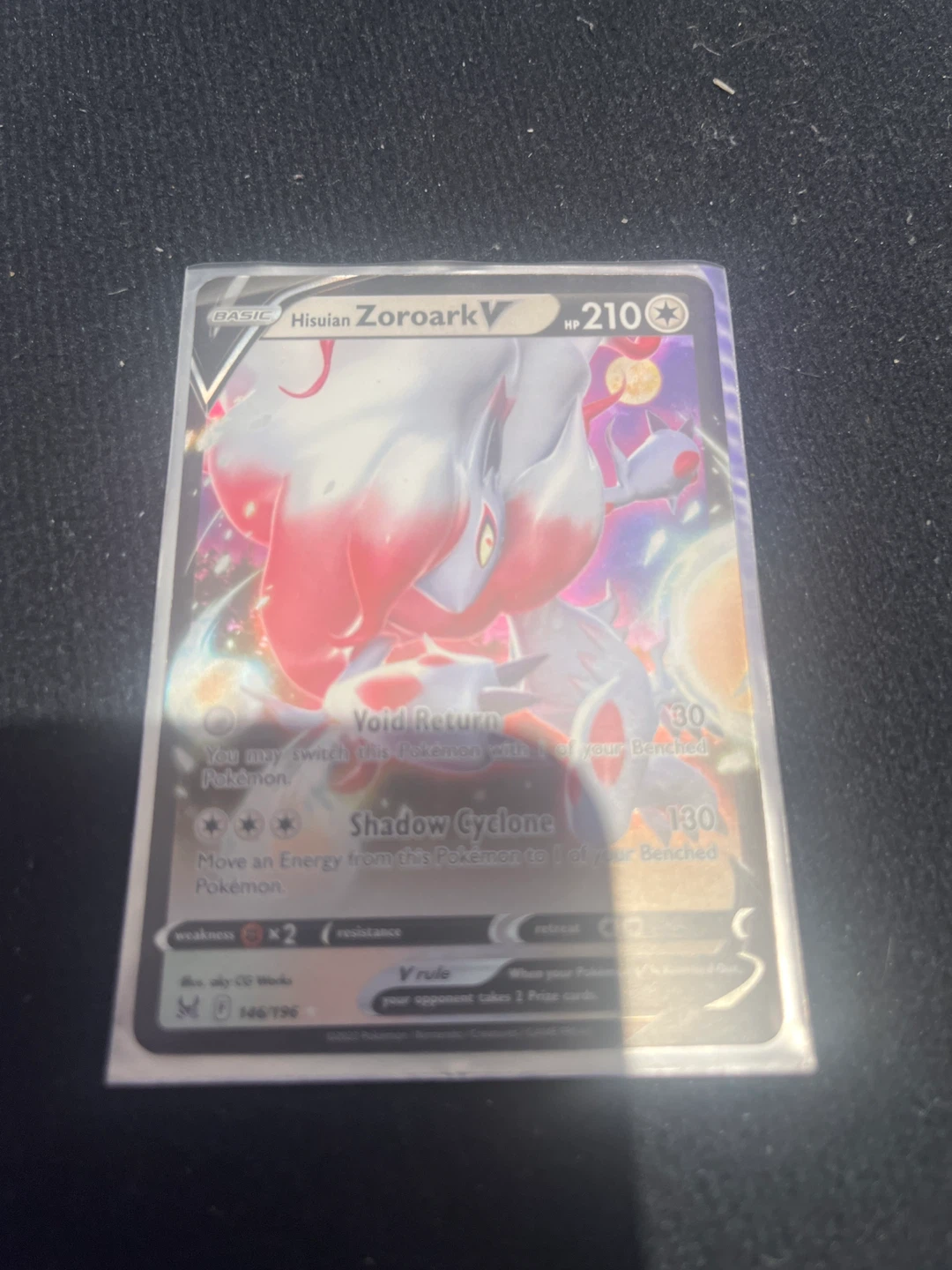 Pokémon Hisuian Zoroark V Card 146/196