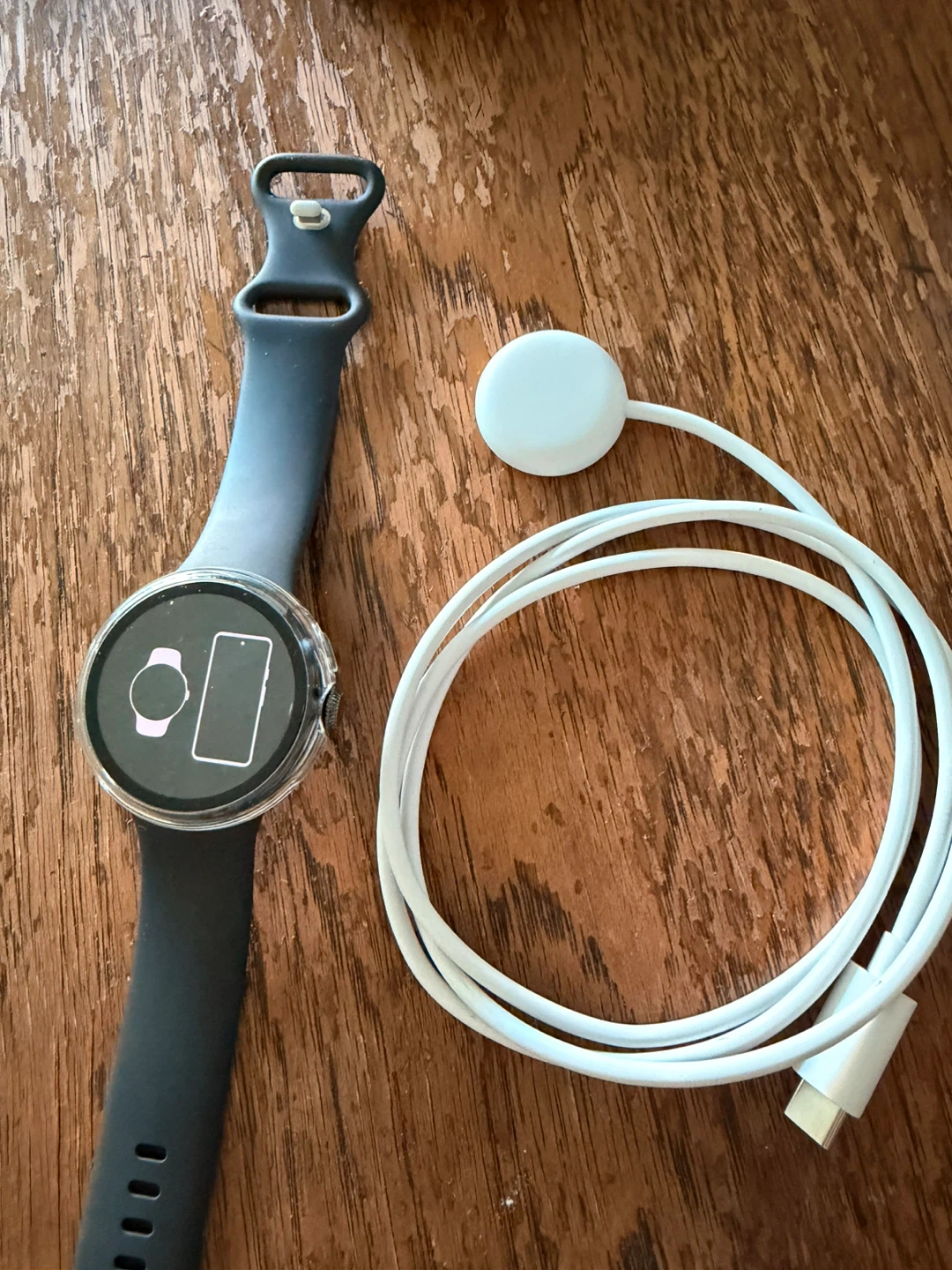 Google Pixel Watch with Black Band - photo 3