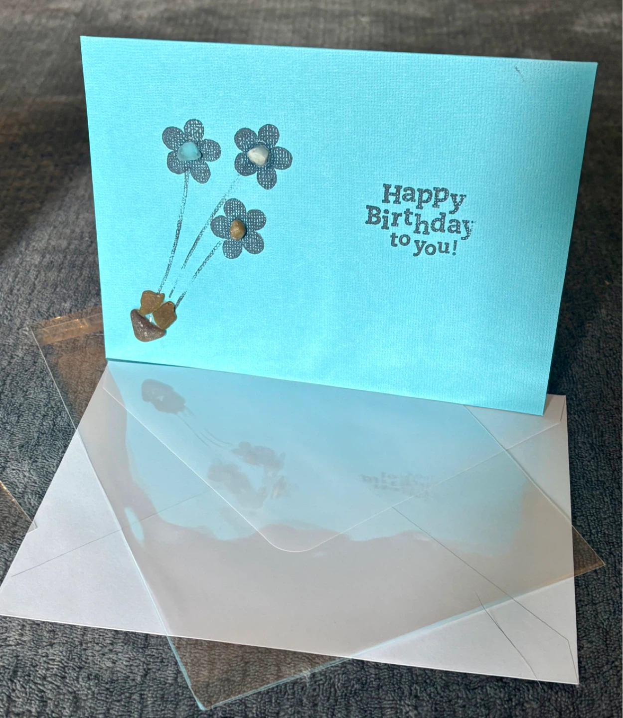 3pk- SeaGlass Birthday Cards - photo 4