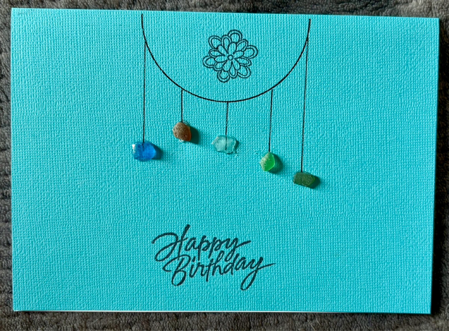3pk- SeaGlass Birthday Cards - photo 5