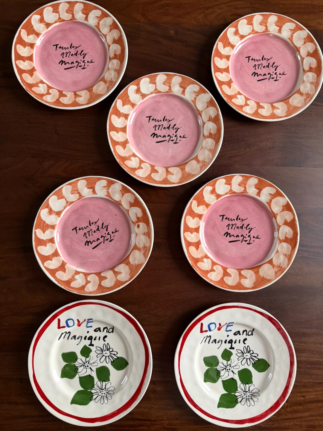 ANTHROPOLOGIE X Hôtel Magique - 8.75” Plates Set of 5 + 2