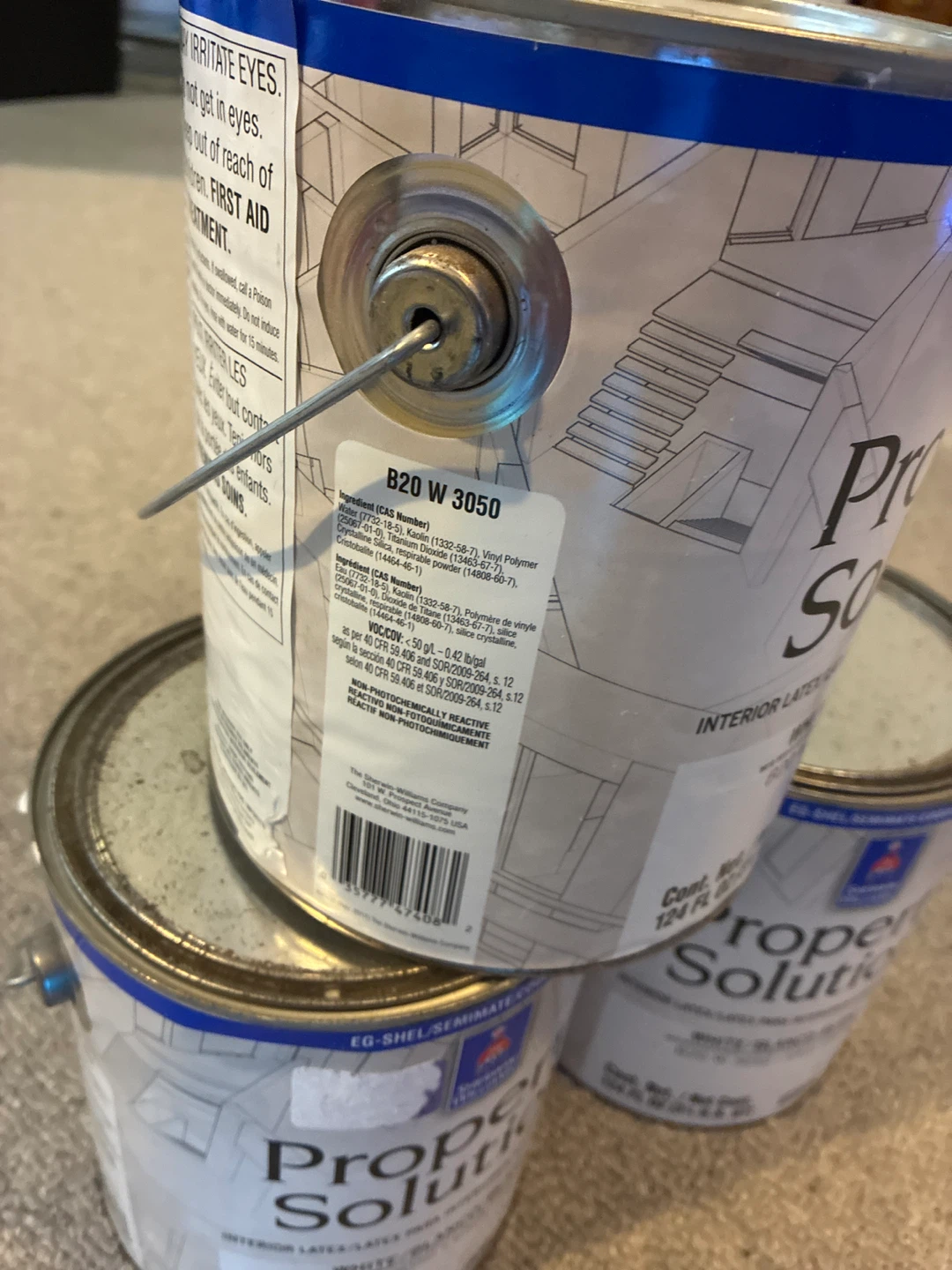 Sherwin Williams Property Solution Interior Latex Paint - White - photo 2