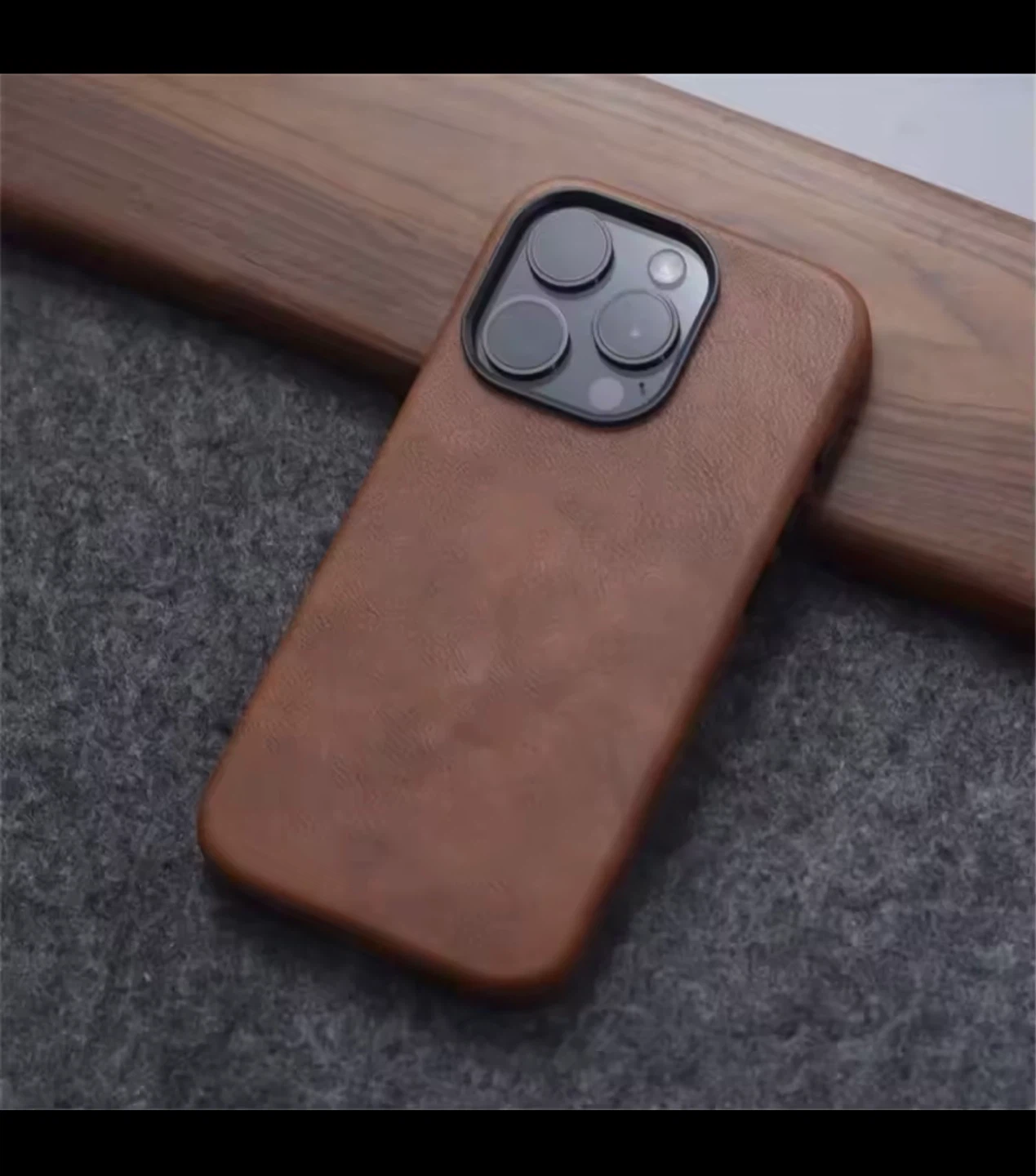 Leather MagSafe Phone Case for IPhone 16pro max - photo 3
