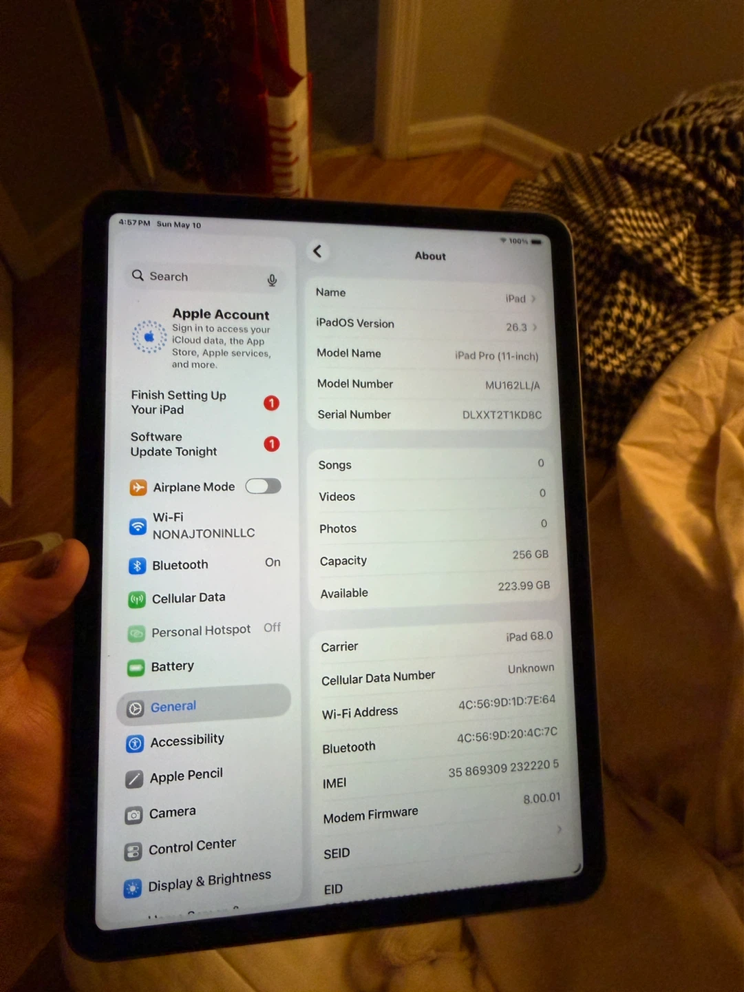 Apple iPad Pro (11-inch) 256GB Wi-Fi - Space Gray