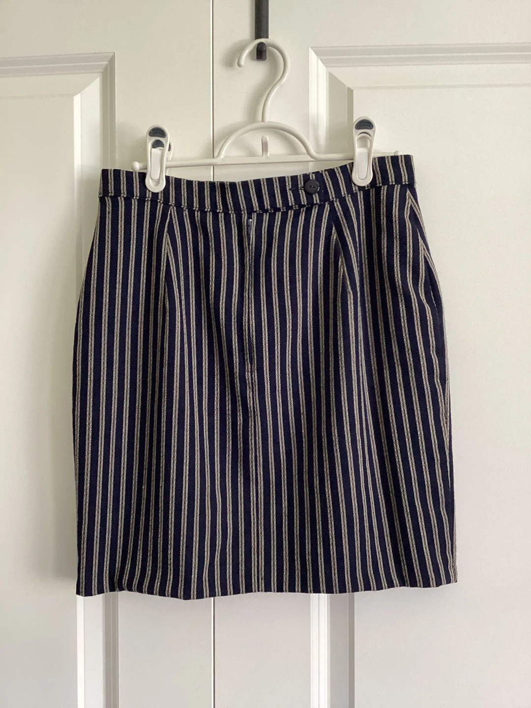NAVY STRIPED SKIRT - photo 2