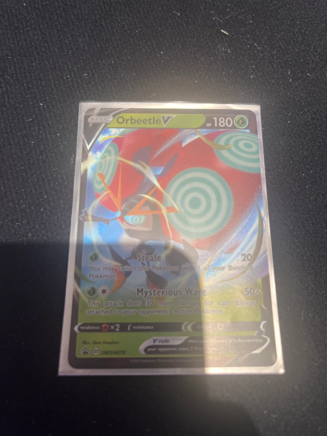 Pokemon Orbeetle V Card