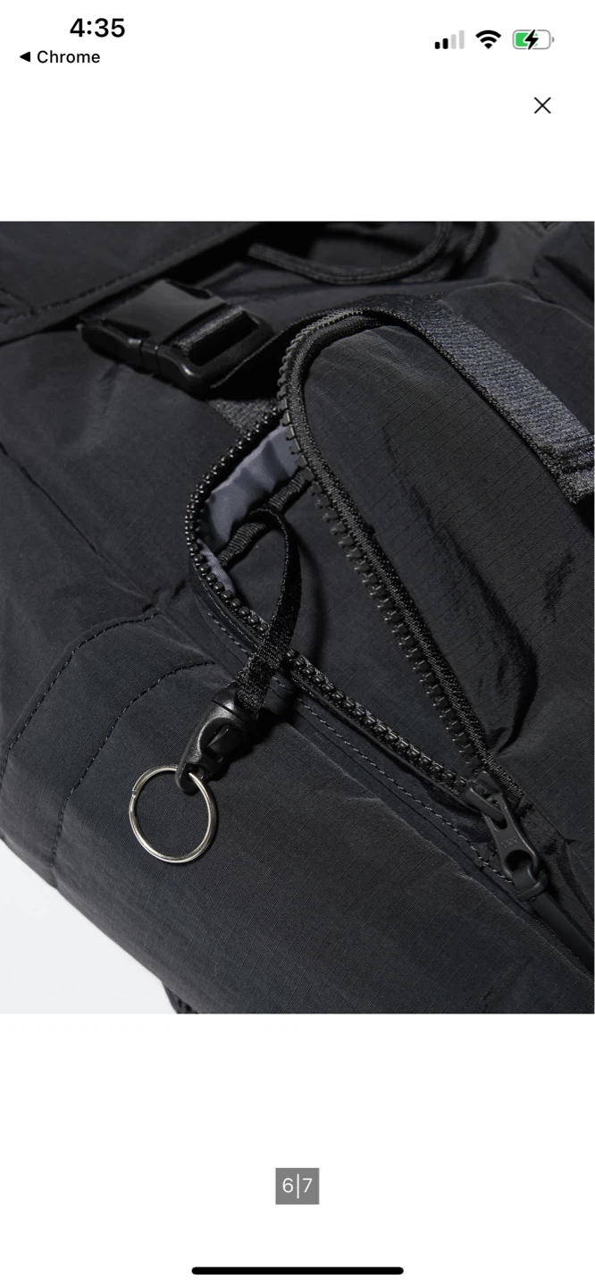 Black Nylon Backpack - photo 3
