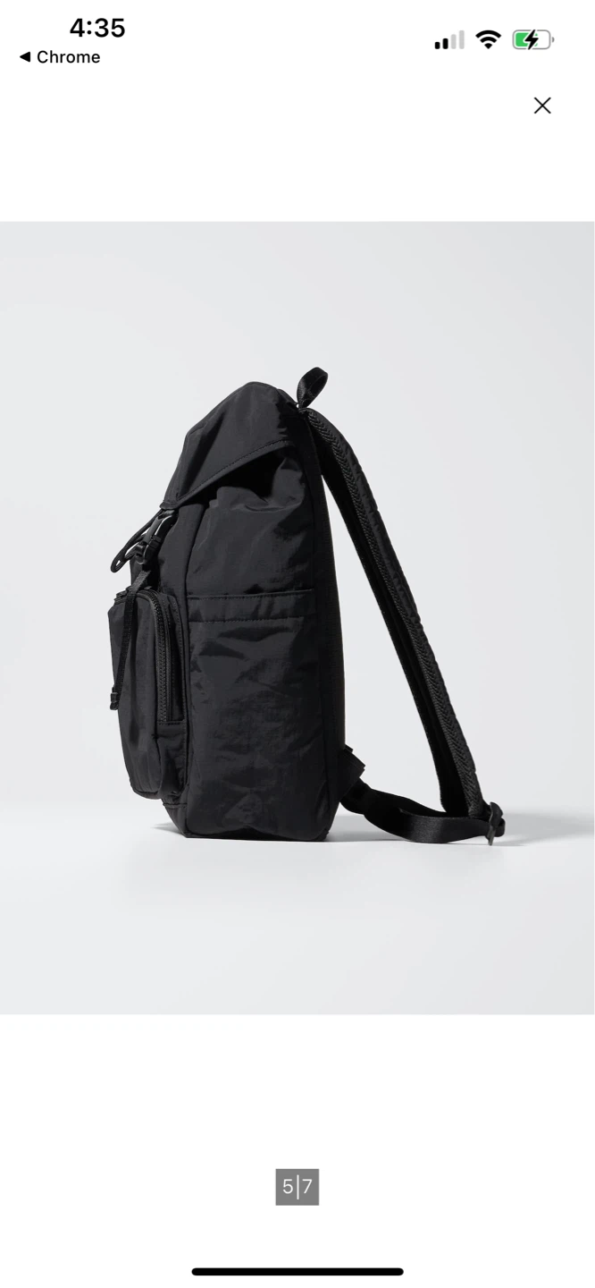 Black Nylon Backpack - photo 4