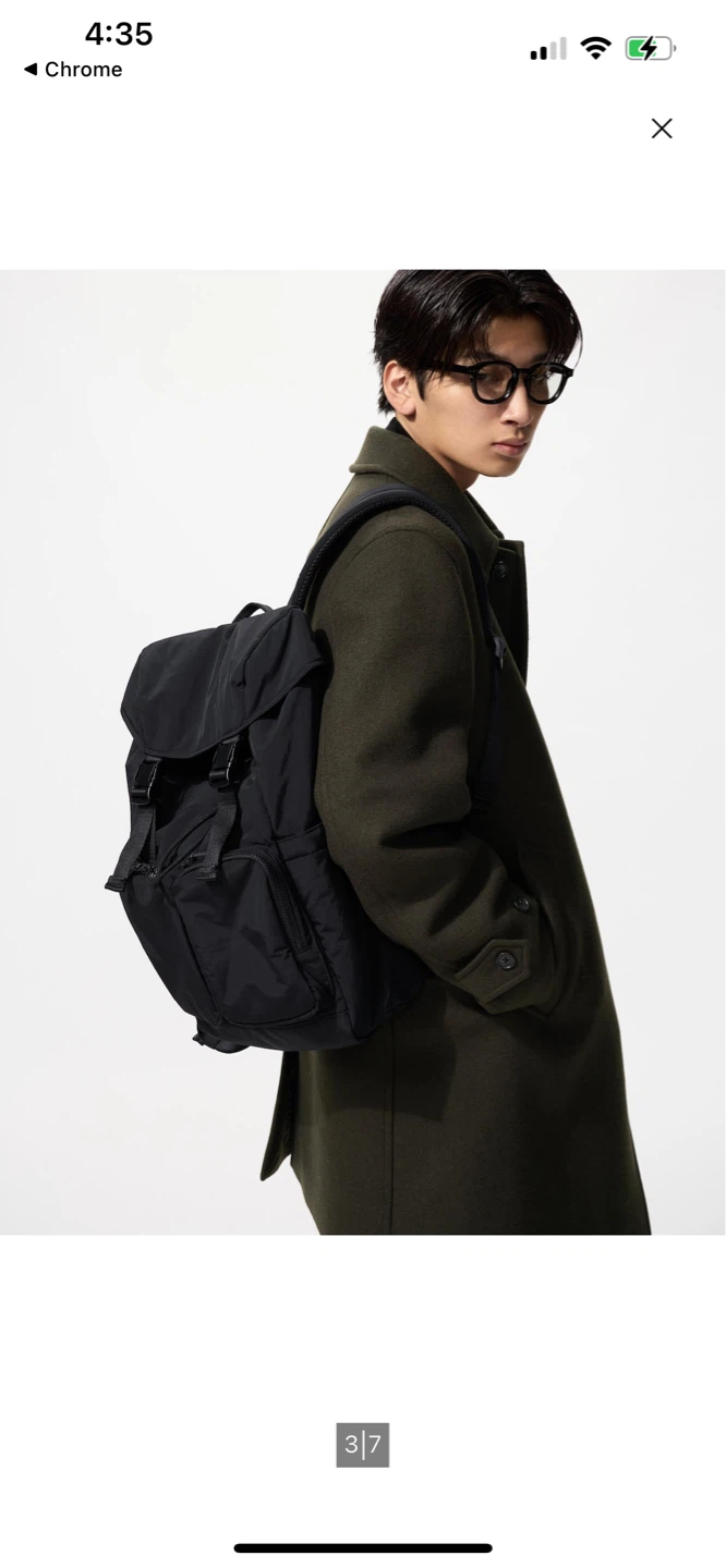Black Nylon Backpack - photo 5