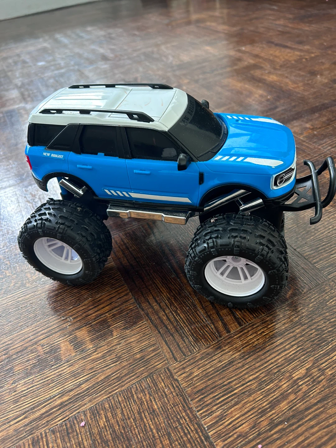 New Bright Blue RC Bronco Monster Truck Toy - photo 2
