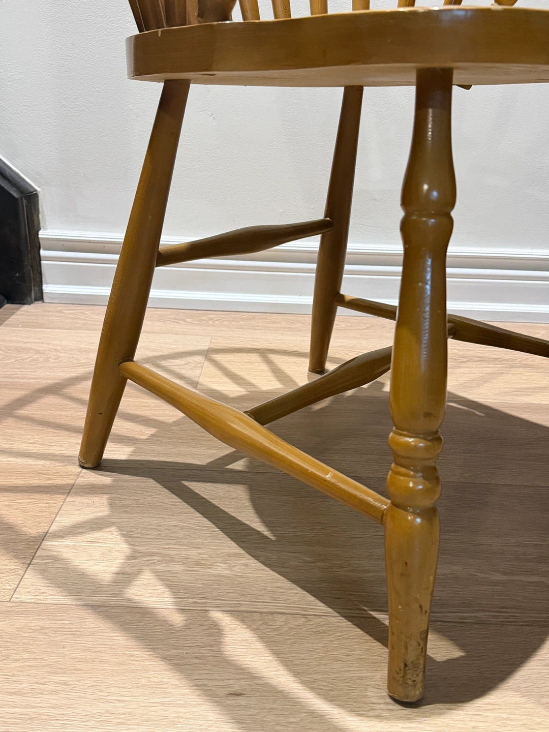 Vintage Spindle Back Windsor Chair with cushion - photo 4