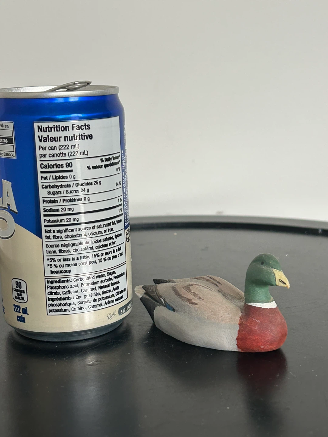 Hand-painted Wooden Duck Figurine by JS FLYNN 8/84