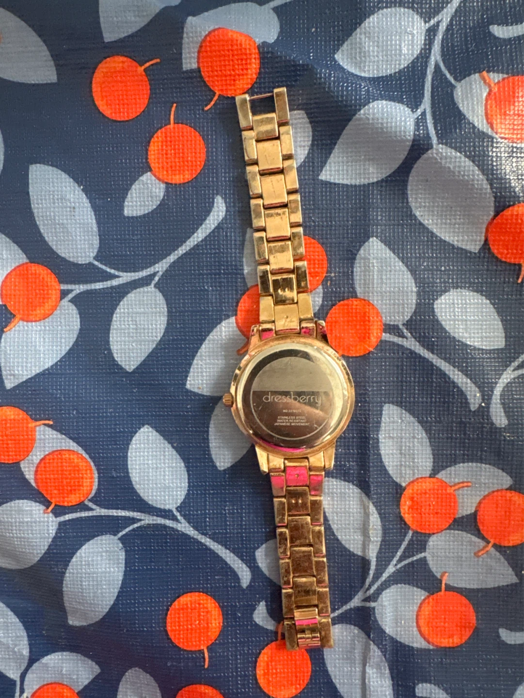 DressBerry Women's Gold Tone Watch with Rhinestones - photo 2