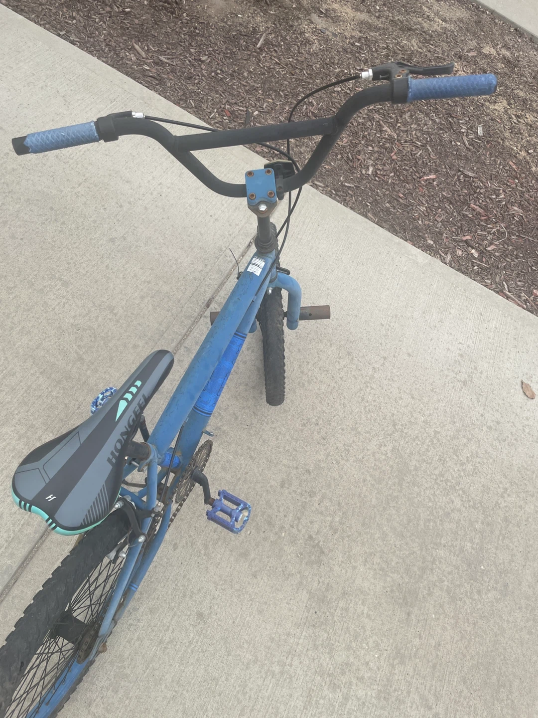 Blue BMX bike - photo 2