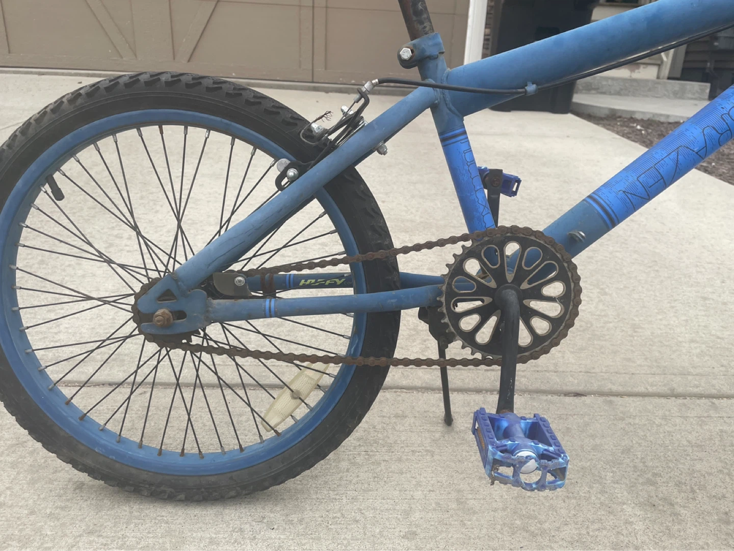 Blue BMX bike - photo 3