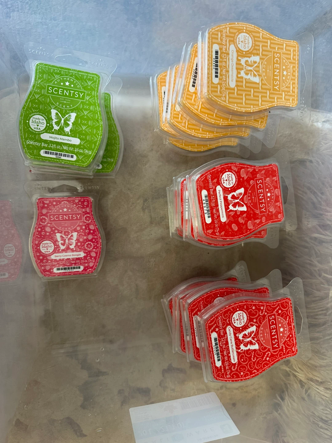 Scentsy Wax Bars and Samples Assorted Scents