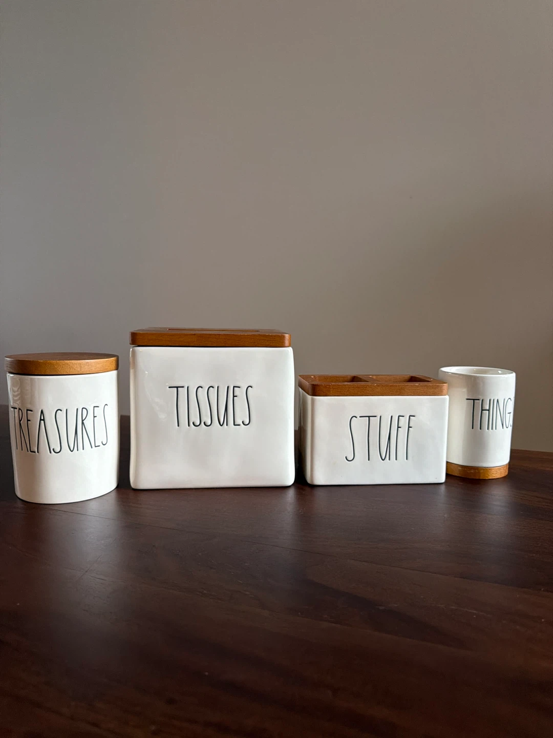 RAE DUNN by MAGENTA Storage Canisters Set of 4