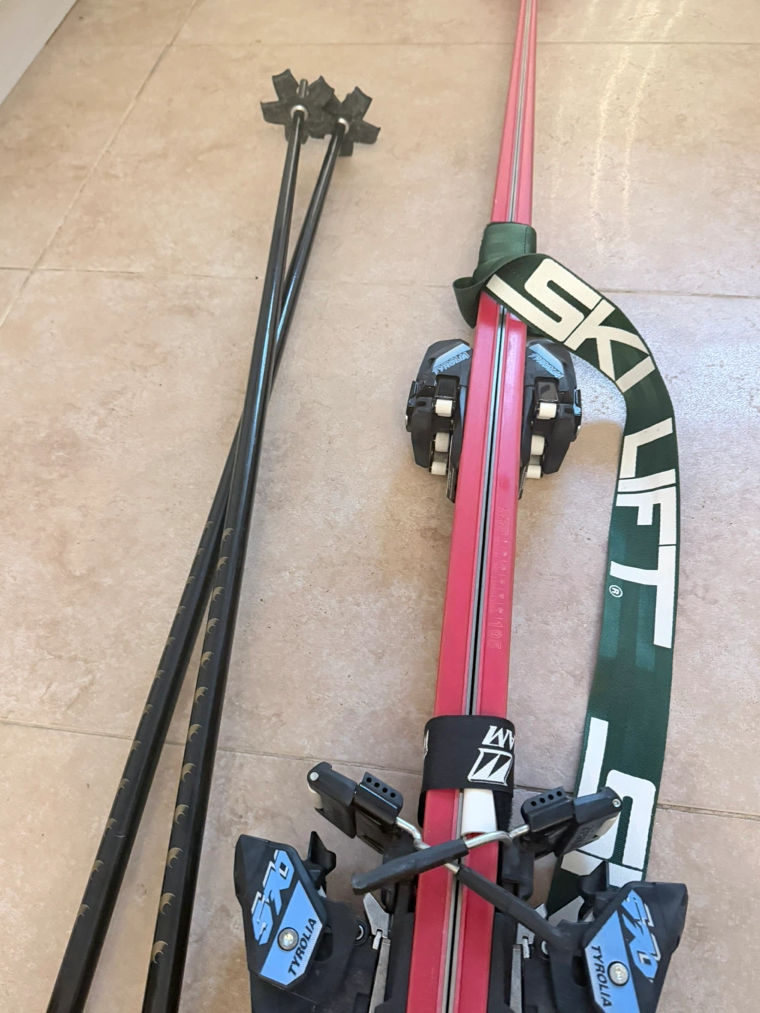 Tyrolia S70 Ski Bindings with Metric Ski Poles - photo 2
