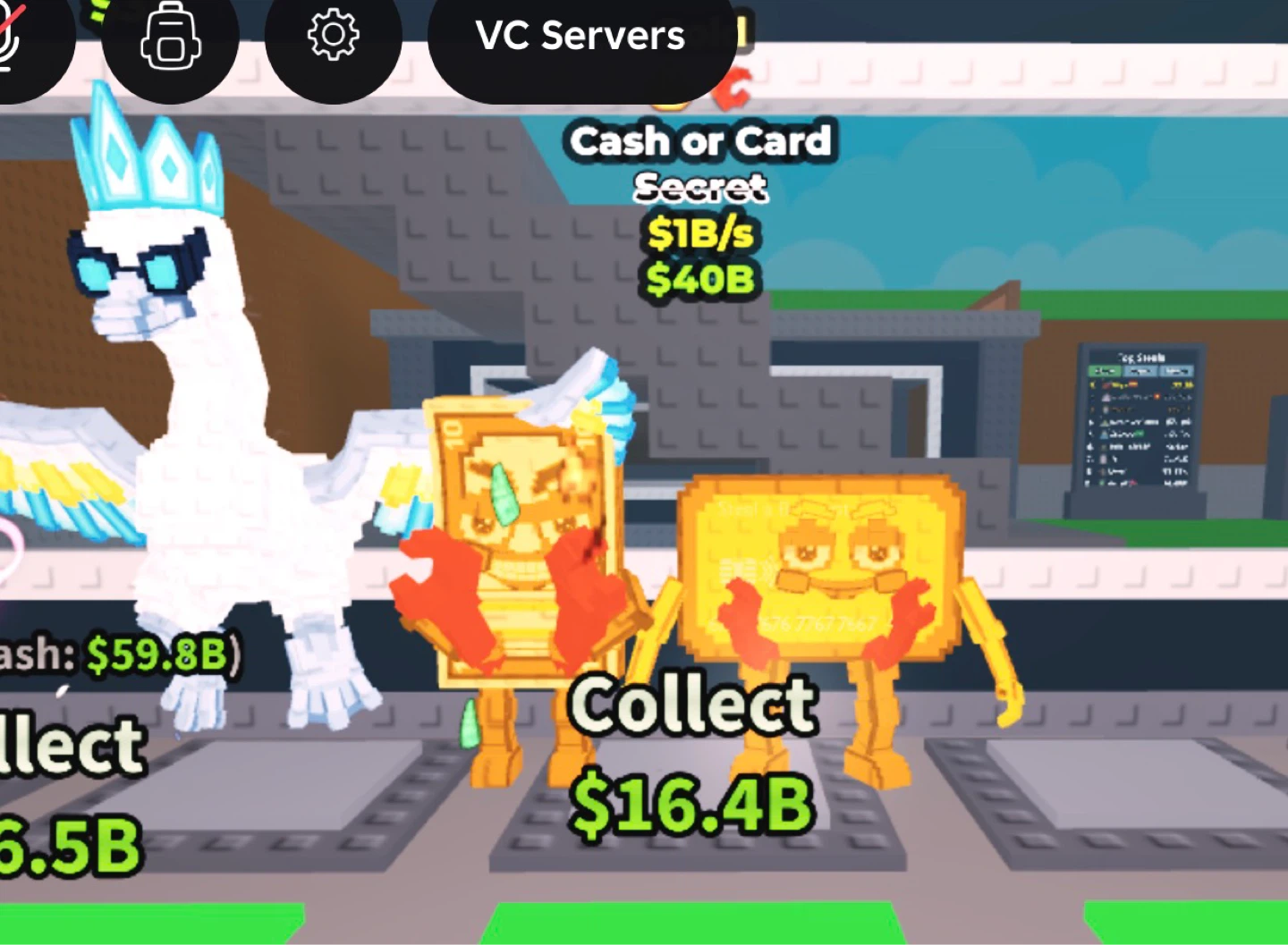Roblox steal a brainrot Cash or Card 1b per second