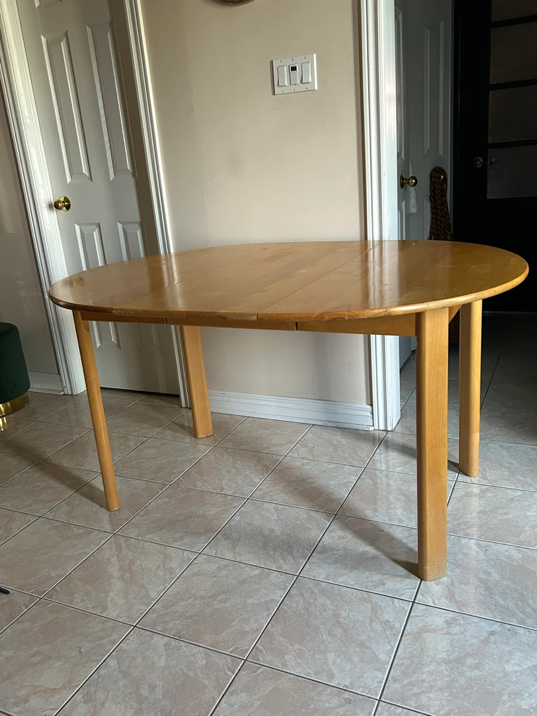 Wooden Extendable Dining Table - photo 2