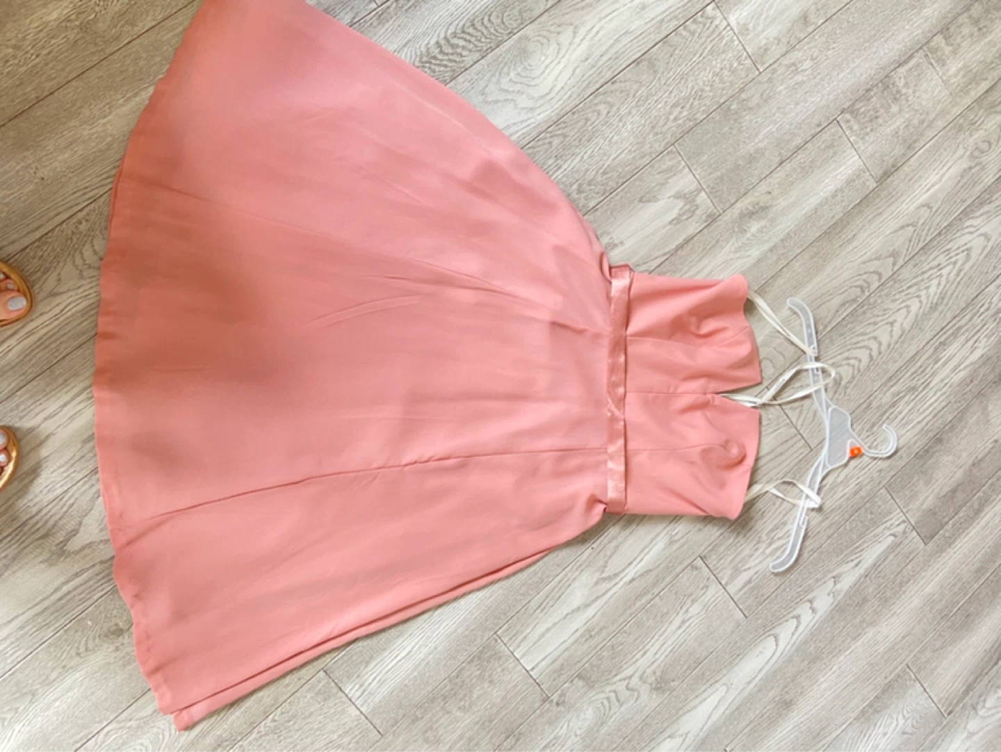 Galina Signature Pink Strapless Dress - Size 8