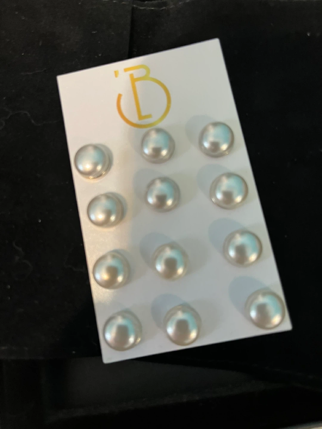 L'BELLÉ Double-Sided Pearl Veil Waights - photo 2