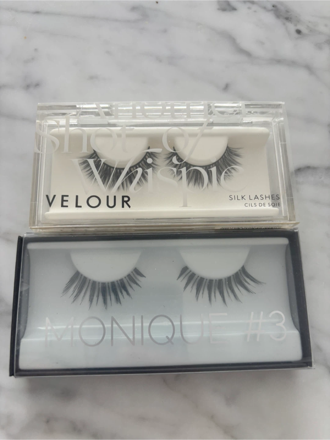 Velour Shot Of Wispies Silk Lashes & Huda Beauty Lashes - photo 2