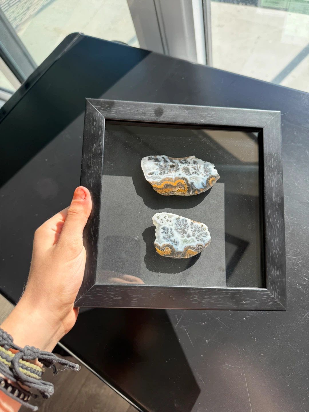 Framed Agate Slices (Set of 2) - photo 2