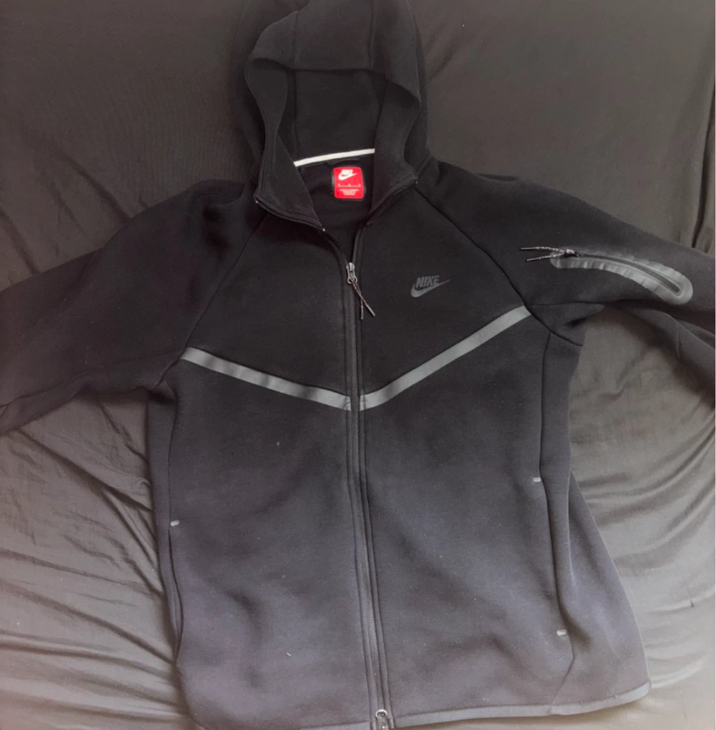 Nike Tech Fleece Full Zip Hoodie Black